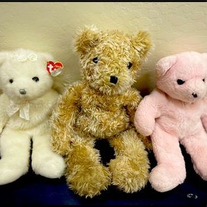 Sold separately 3 Big Beanie Babies big bears